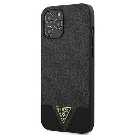 Guess 4G Triangle Collection - Coque iPhone 12 Pro Max (gris)
