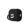 Karl Lagerfeld Silikonové pouzdro NFT Choupette Head 3D - AirPods Pro 2 (černé)