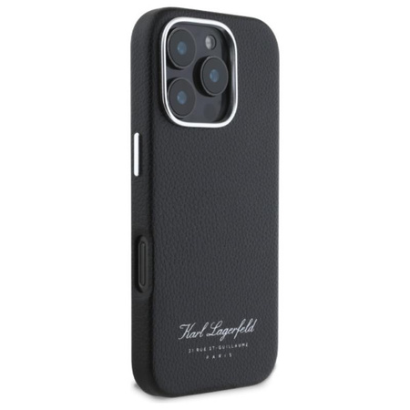 Karl Lagerfeld Hotel RSG - Coque iPhone 16 Pro (noir)