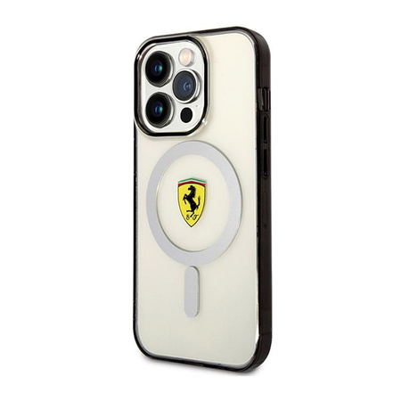 Ferrari Outline Magsafe - iPhone 14 Pro Tasche (Transparent)