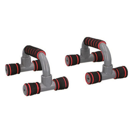 Dunlop - Push Up tyče 2 ks Push Up rukojeti. (červená)