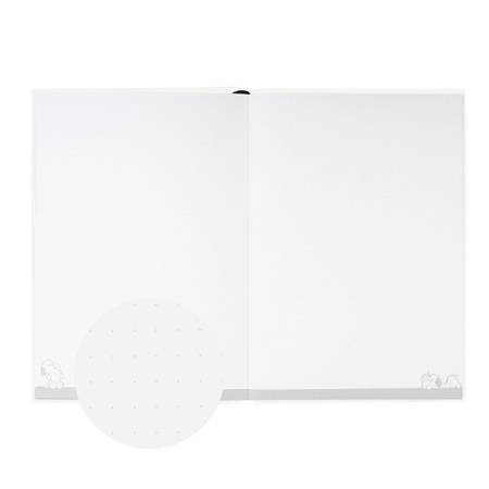Snoopy - Quaderno di peluche / quaderno A5 della collezione Lazy Days