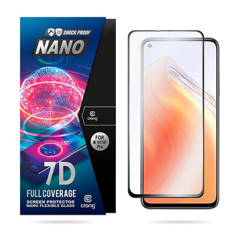 Crong 7D Nano Flexible Glass - Non-breakable 9H hybrid glass for the entire screen of Xiaomi Mi 10T/Mi 10T Pro