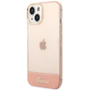 Guess Translucent - iPhone 14 Tasche (rosa)