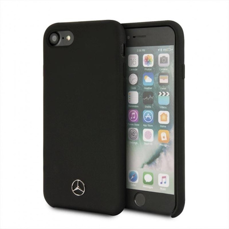 Mercedes Silicone Line - Tasche iPhone 8 / 7 (schwarz)