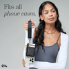 Case-Mate Essential Phone Strap with Wallet - univerzální řemínek na telefon s peněženkou (černý)