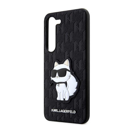 Karl Lagerfeld NFT Saffiano Monogram Choupette - Samsung Galaxy S23 tok (fekete)