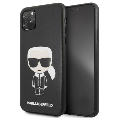 Karl Lagerfeld Iconic Karl Embossed Fullbody - pouzdro pro iPhone 11 Pro Max (černé)