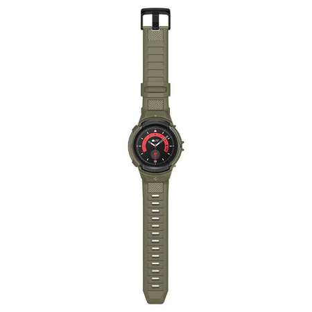 Spigen Rugged Armor Pro - Armband + Tasche für Samsung Galaxy Watch 5 45 mm (Vintage Khaki)