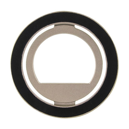 Guess MagSafe Ring Stand Rhinestone - Magnetic finger holder for phone with stand function (Gold)