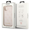 Guess 4G Metal Gold Logo - Coque pour iPhone 11 (rose)