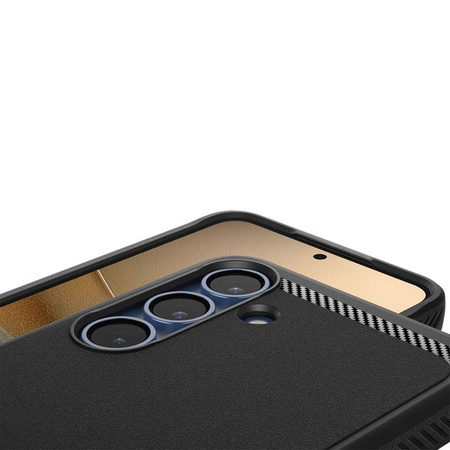 Spigen Rugged Armor MagSafe - Gehäuse für Samsung Galaxy S25+ (Mattschwarz)