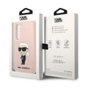 Karl Lagerfeld szilikon NFT Ikonik - Samsung Galaxy S23+ tok (rózsaszín)