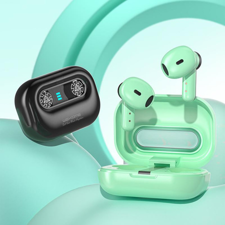 WEKOME VA06 Vanguard Series - Kabellose Bluetooth V5.2 TWS-Kopfhörer mit Ladetasche (Schwarz)