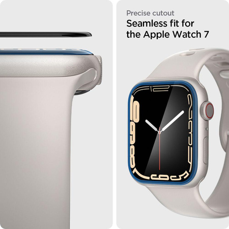 Spigen Proflex EZ FIT 2-Pack - Hybridní sklo pro Apple Watch 8 / 7 41 mm (2 ks)