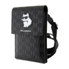 Karl Lagerfeld Saffiano Monogram Choupette - Crossbody taška na telefon (černá)