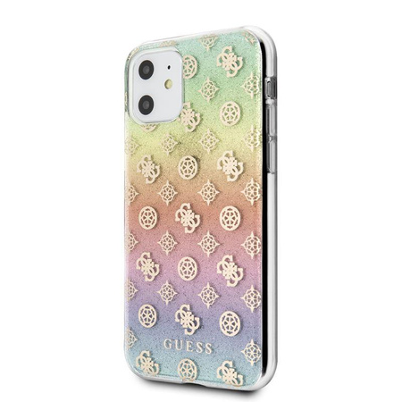 Guess 4G Peony Iridescent - iPhone 11 Case (rainbow)