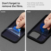 Spigen Ultra Hybrid - Hülle für iPhone 13 (mattes Frostschwarz)