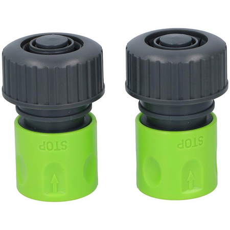 Kinzo - 3/4" Gartenschlauch-Kupplung 2 Stk.