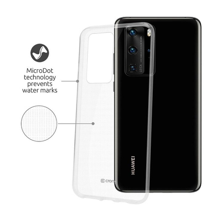 Crong Crystal Slim tok - Huawei P40 tok (átlátszó)