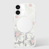 Kate Spade New York Flüssigkeit Glitter MagSafe - iPhone 16 Fall (Hollyhock Floral)