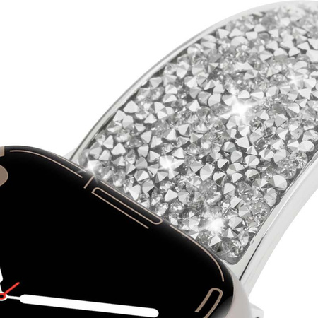 Case-Mate Brilliance - Stainless Steel Strap for Apple Watch 42/44/45/49 (Silver)