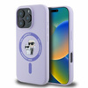 Karl Lagerfeld Silicone Karl & Choupette Ring MagSafe - iPhone 16 Pro Case (violet)