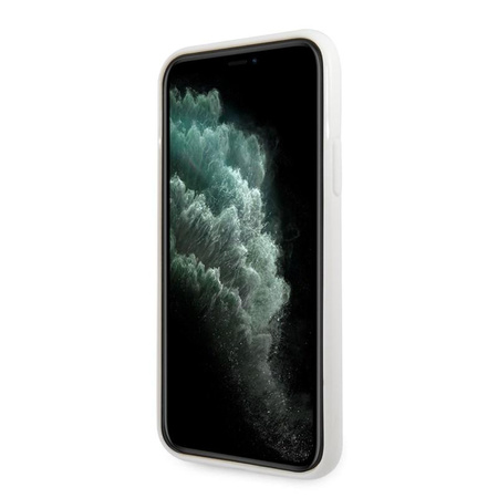 Guess Circle Glitter 4G - iPhone 11 Pro Case (white)