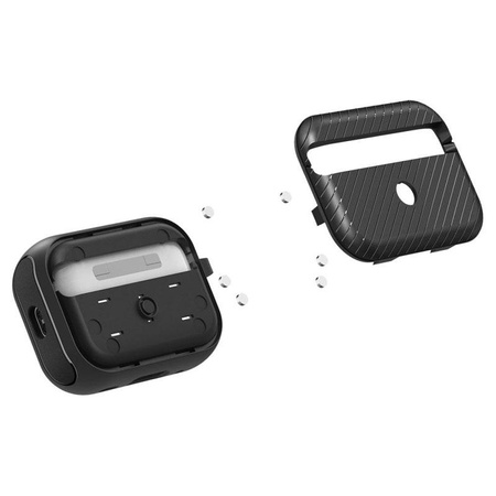 Spigen Mag Armor MagSafe - tok az Apple Airpods Pro 1 / 2 készülékhez (fekete)