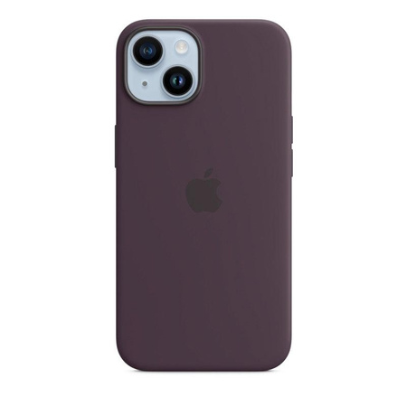 Apple Silikonhülle - Silikonhülle mit MagSafe für iPhone 14 (Berry)