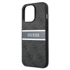 Guess 4G Printed Stripe - pouzdro pro iPhone 13 Pro Max (šedé)