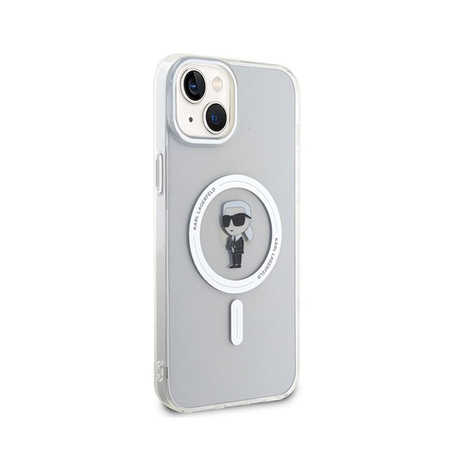 Karl Lagerfeld IML Ikonik MagSafe - pouzdro pro iPhone 15 Plus (průhledné)