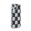 DKNY IML Checkered Mono Pattern - Hülle für iPhone 15 / 14 / 13 (schwarz)