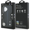 Etui do iPhone 17 MagSafe BMW M Oryginalny Skórzany Niebieski Case