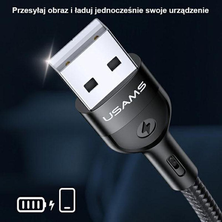 USAMS US-SJ442 - Câble HDMI - Lightning 2m (noir)
