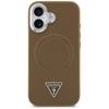 Guess Triangle Logo MagSafe - Case iPhone 17 (Brown)