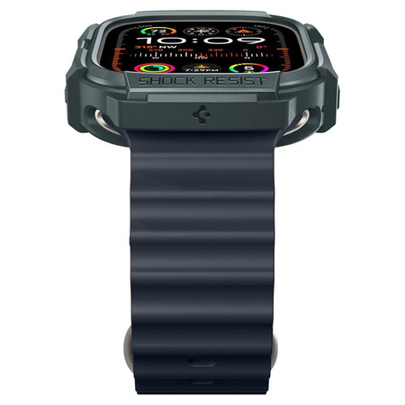 Spigen Rugged Armor - Pouzdro pro Apple Watch Ultra 1/2 49 mm (Abyss Green)