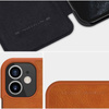 Nillkin Qin Ledertasche - Tasche für Apple iPhone 12 Mini (Schwarz)