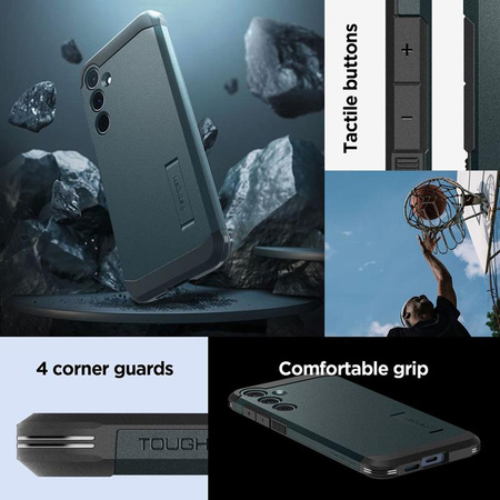 Spigen Tough Armor - pouzdro pro Samsung Galaxy A55 5G (Abyss Green)
