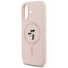 Karl Lagerfeld Silicone Karl & Choupette Ring MagSafe - Case iPhone 17 (pink)