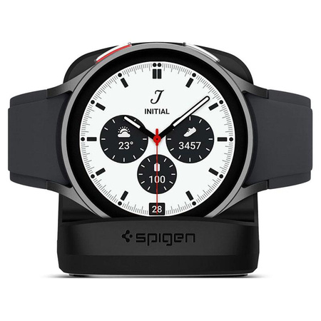 Spigen S353 Night Stand - Support de charge pour Samsung Galaxy Watch 5 / 5 Pro / 6 (Noir)