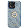 Guess 4G Ring tok - iPhone 13 Pro tok (kék)