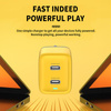 WEKOME WP-U128 - 2x USB-C Super Fast Charger GaN 40W (Yellow)