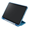 Tucano Satin Case - Case for iPad 11" (2025) / iPad 10.9" (2022) w/Magnet & Stand up with Apple Pencil holder (blue)