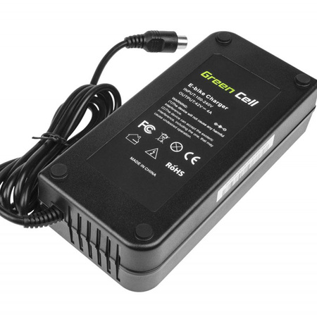 Green Cell - 42V 4A (RCA) töltő 36V-os elektromos kerékpár akkumulátorához