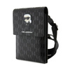 Karl Lagerfeld Saffiano Monogram Ikonik - Telefontasche (schwarz)