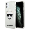 Karl Lagerfeld Choupette Head Glitter - iPhone 11 Case (silver)