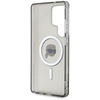 Karl Lagerfeld Button Karl Head Printed Logo MagSafe - Étui Samsung Galaxy S25 Ultra (noir)