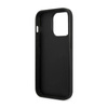 Karl Lagerfeld Saffiano Mono Metal Logo - Coque iPhone 14 Pro (gris)