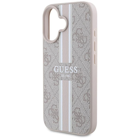 Guess 4G Printed Stripes MagSafe - iPhone 16 Case (pink)